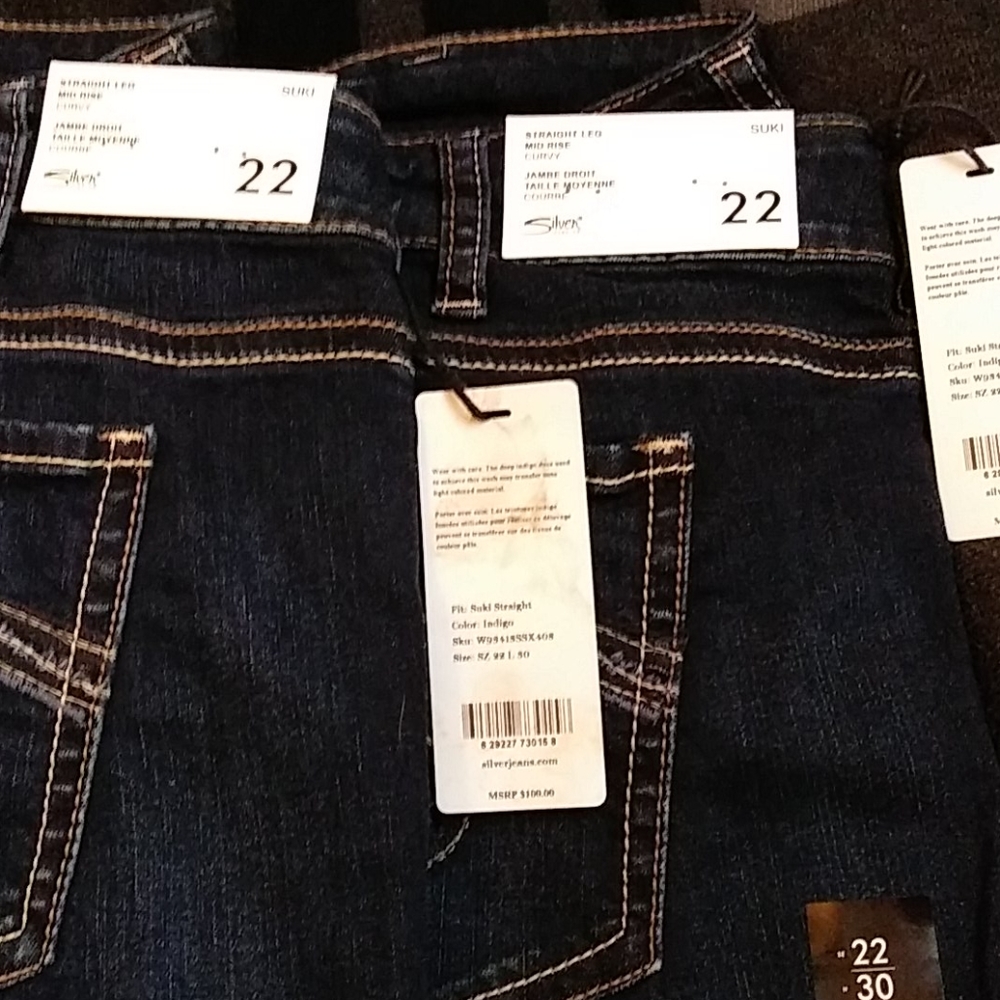 Plus Size Silver Jeans!